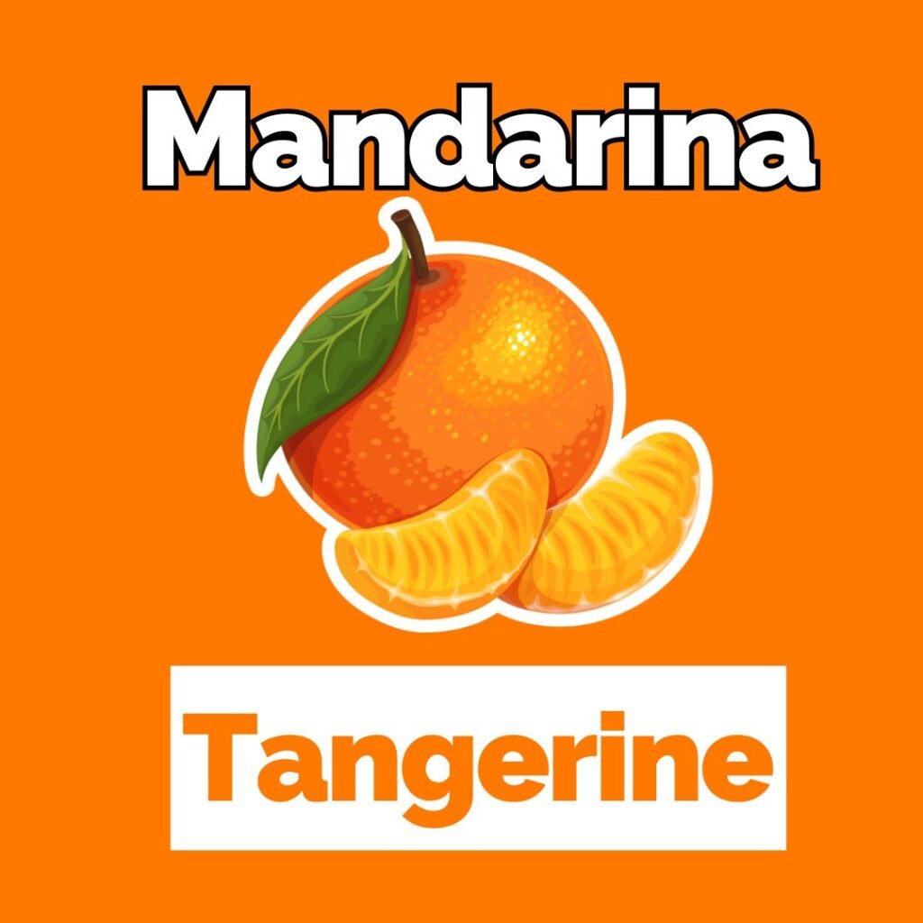 Frutas y verduras en inglés La profe Mónica